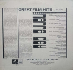 GREAT FILM HITS MANNA DEY-Hindi Vinyl LP