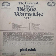 THE GREATEST HITS OF DIONNE WARWICKE  VOL TWO- English vinyl LP