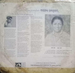 LATA MANGESHKAR MEERA BHAJANS - Hindi vinyl LP
