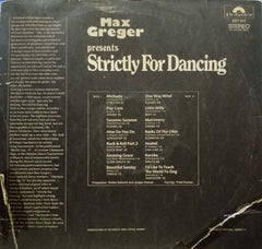MAX GREGER PRESENT STRICTLY FOR DANCING-English vinyl LP