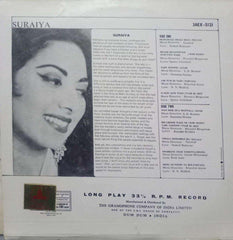 SURAIYA - Hindi Vinyl LP