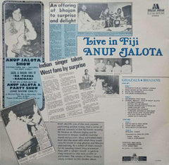 LIVE IN FIJI ANUP JALOTA - Hindi Vinyl LP
