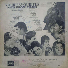 YOUR FAVOURITES HITS FROM FILMS -HINDI VINYL LP