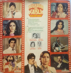 MUQADDAR KA FAISLA - HINDI VINYL LP