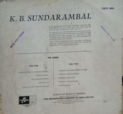 K.B.SUNDARAMBAL TAMIL BASIC DEVOTIONAL - TAMIL VINYL LP