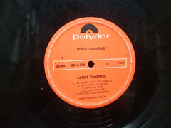 DONNY OSMOND ALONE TOGETHER - ENGLISH VINYL LP