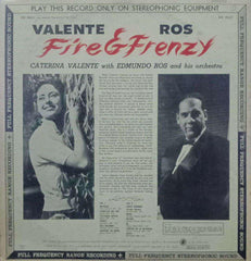 VALENTE/ROS FIRE AND FRENZY - ENGLISH VINYL LP