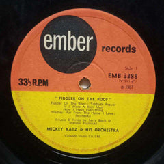 FIDDLER ON THE ROOF - ENGLISH VINYL LP
