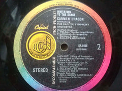 INVITATION TO THE DANCE CARMEN DRAGON - VINYL LP- No Sleeve