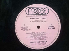 GREATEST HITS TONY MOTTOLA - ENGLISH VINYL LP - No Sleeve