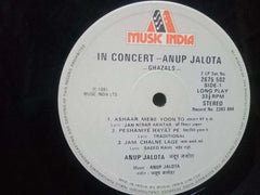 IN CONCERT ANUP JALOTA - Hindi vinyl lo - No Sleeve