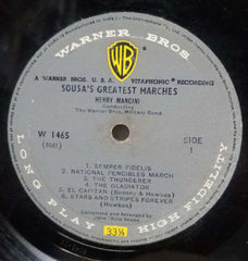 SOUSA'S GREATEST MARCHES - ENGLISH VINYL LP