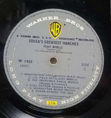 SOUSA'S GREATEST MARCHES - ENGLISH VINYL LP