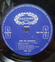 BURL IVES FAVOURITES - ENGLISH VINYL LP