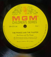 THE PRINCE AND THE PAUPER - ENGLISH VINYL LP
