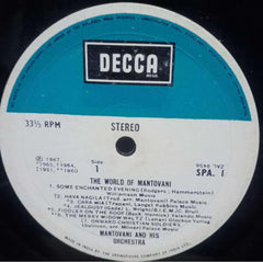 THE WORLD OF MANTOVANI - ENGLISH VINYL LP