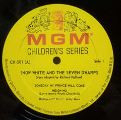 SNOW WHITE &THE SEVEN DWARFS AND SLEEPING BEAUTY RUMPELSTIL TSKIN - ENGLISH VINYL LP