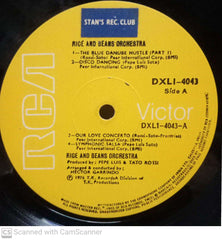 RICE AND BEANS ORCHESTRA - ENGLISH VINYL LP