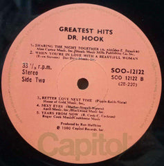 GREATEST HITS DR. HOOK - ENGLISH VINYL LP