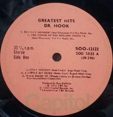 GREATEST HITS DR. HOOK - ENGLISH VINYL LP