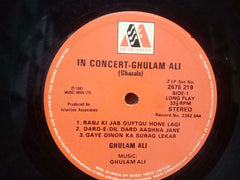 IN CONCERT GHULAM ALI - HINDI VINYL LP - NO SLEEVE