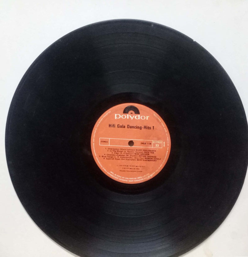 Enlish Vinyl Lp -No Sleeve by Hifi Gala Dancing Hits 1 — LP vinyl record cover