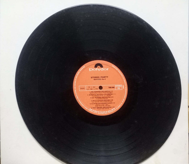 No Sleeve by Stereo Party Record Two — LP vinyl record cover