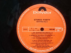 STEREO PARTY RECORD TWO - ENGLISH VINYL LP - NO SLEEVE