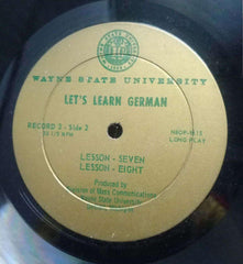 LET'S LEARN GERMAN LESSON FIVE TO EIGHT - ENGLISH VINYL LP