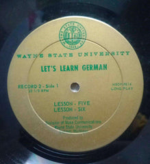 LET'S LEARN GERMAN LESSON FIVE TO EIGHT - ENGLISH VINYL LP