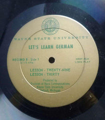 LET'S LEARN GERMAN LESSON TWENTY NINE TO THIRTY TWO  - ENGLISH VINYL LP