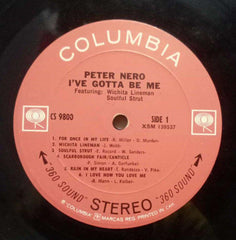 PETER NERO I'VE GOTTA BE ME - ENGLISH VINYL LP