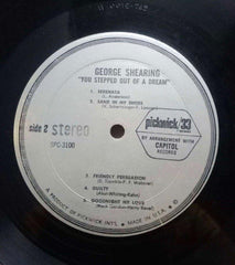GEORGE SHEARING YOU STEPPED OUT OF A DREAM - ENGLISH VINYL LP
