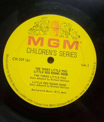 THE THREE LITTLE PIGS LITTLE RED RIDING HOOD - ENGLISH VINYL LP