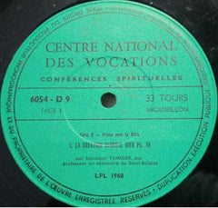 CENTRE NATIONAL DES VOCATIONS - ENGLISH VINYL LP