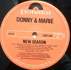 DONNEY AND MARIE - ENGLISH VINYL LP