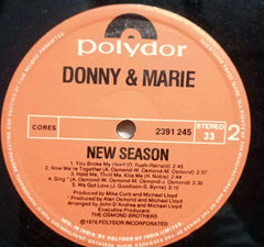 DONNEY AND MARIE - ENGLISH VINYL LP