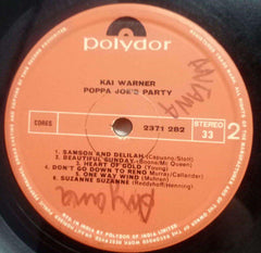 KAI WARNER POPPA JOE'S PARTY - ENGLISH VINYL LP
