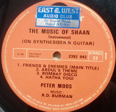 THE MUSIC OF SHAAN INSTRUMENTAL ON SYNTHESISER AND GUITAR - ENGLISH VINYL LP