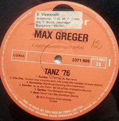 MAX GREGER TANZ '76 - ENGLISH VINYL LP