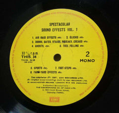 SPECTACULAR SOUND EFFECT VOL 1 - ENGLIAH VINYL LP - NO  SLEEVE