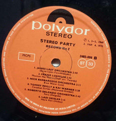 STEREO PARTY RECORD NO TWO - ENGLISH VINYL LP - NO SLEEVELESS