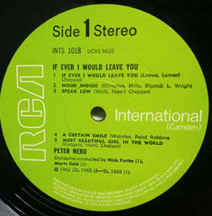 IF EVER I WOULD LEAVE YOU - ENGLISH VINYL LP -  NO  SLEEVE