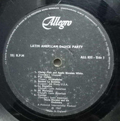 LATIN AMERICAN DANCE PARTY - ENGLISH VINYL LP - NO SLEEVE
