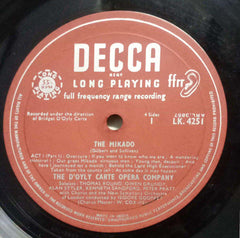 THE MIKADO - ENGLISH VINYL LP - NO SLEEVE