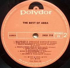 THE BEST OF ABBA - ENGLISH VINYL LP - NO SLEEVE