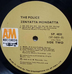 THE POLICE ZENYATTA MONDATTA - ENGLISH VINYL LP - NO SLEEVE