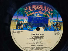 LIVE AND MORE DONNA SUMMER - ENGLISH VINYL LP - NO SLEEVE