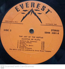 THE ART OF THE GUITAR MANITAS DE PLATA - ENGLISH VINYL LP - NO SLEEVE