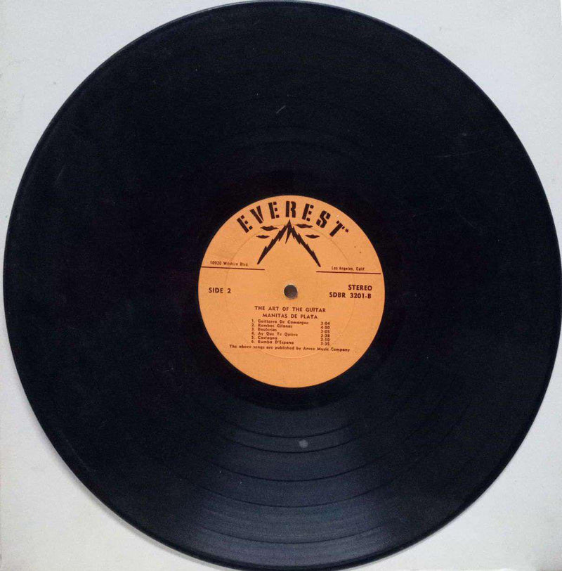 No Sleeve by The Art Of The Guitar Manitas De Plata — LP vinyl record cover